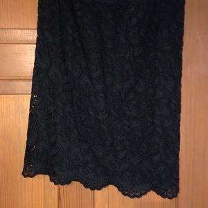 J.Jill NWT lace scalloped skirt XS